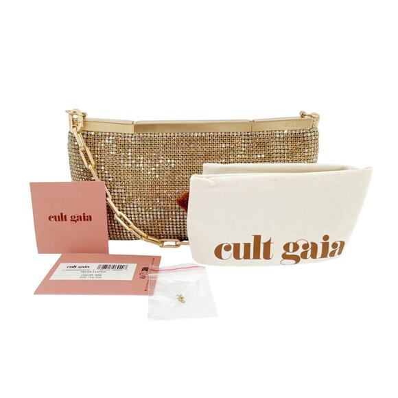 CULT GAIA Felice Clutch Bag in Sand Dollar - Picture 4 of 16